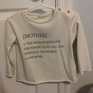 Zara “mother definition” T-shirt